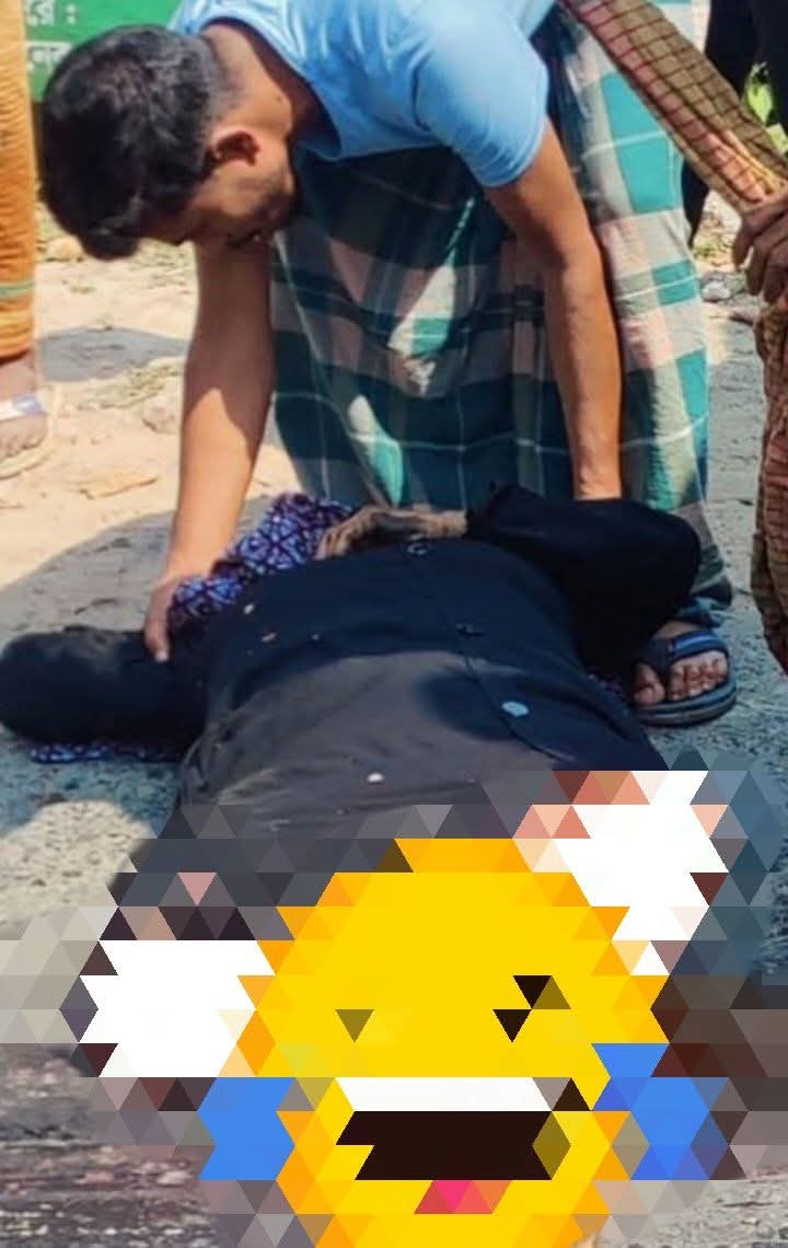 নড়াইলে রাস্তা পার হতে গিয়ে ট্রাকচাপায় বৃদ্ধা নিহত