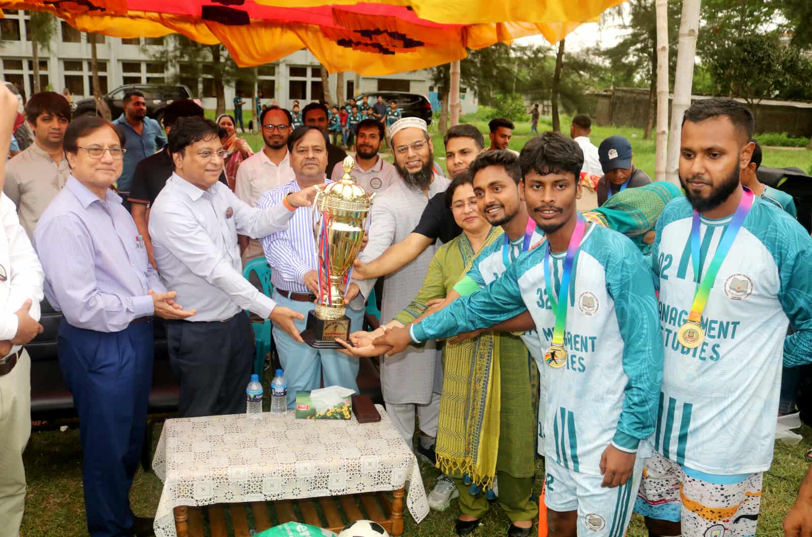 গোবিপ্রবির আন্তঃবিভাগ ফুটবল টুর্নামেন্টে চ্যাম্পিয়ন হলো ব্যবস্থাপনা শিক্ষা বিভাগ