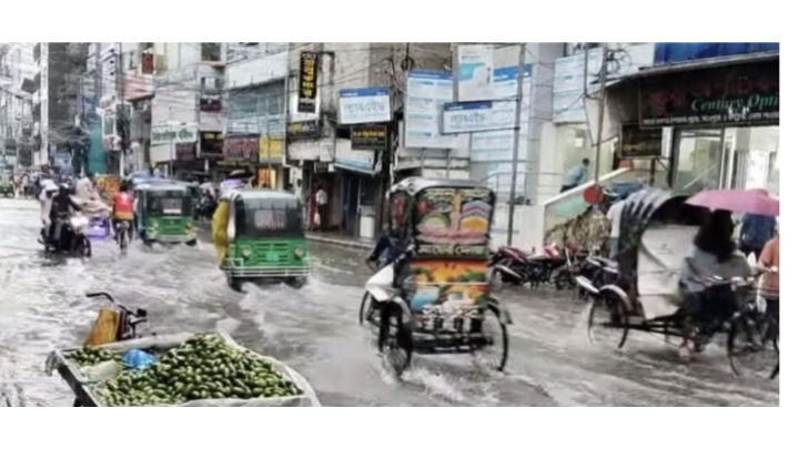 বরিশালে একদিনে ৬৩ মিলিমিটার বৃষ্টিপাতের নতুন রেকর্ড সৃষ্টি