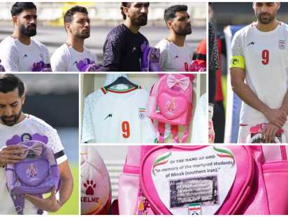 নিহত শিক্ষার্থীদের স্মরণে স্কুল ব্যাগ হাতে মাঠে নামল ইরান দল; স্কুল হামলায় দায় স্বীকার যুক্তরাষ্ট্রের!