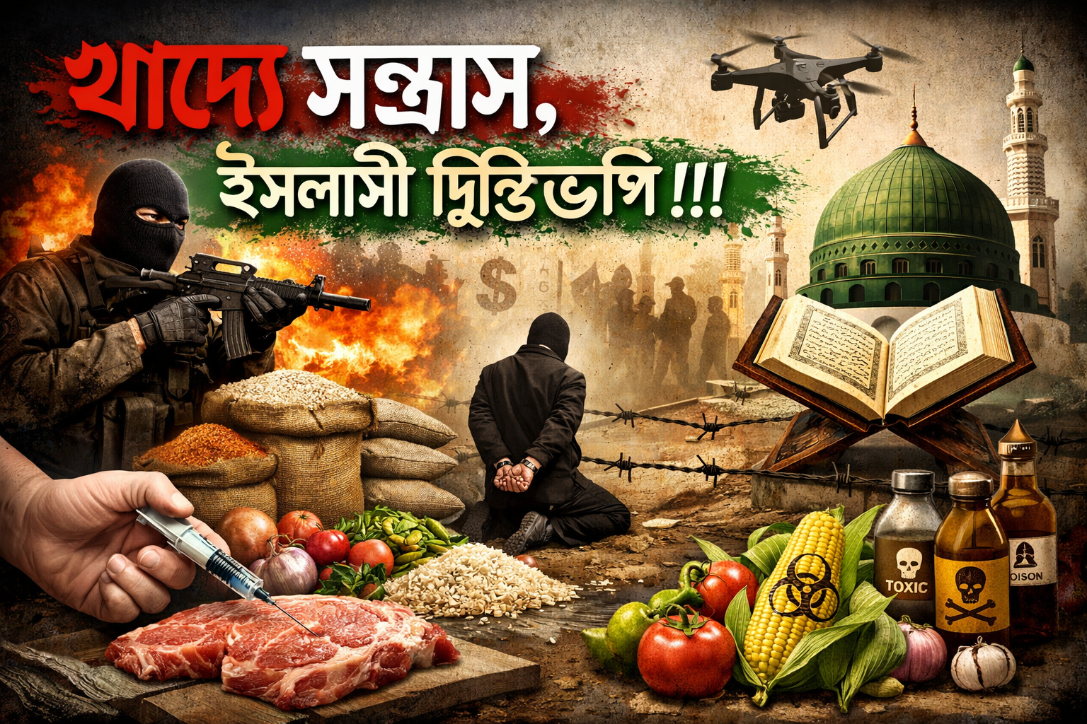 খাদ্যে সন্ত্রাস,ইসলামী দৃষ্টিভঙ্গি!!!