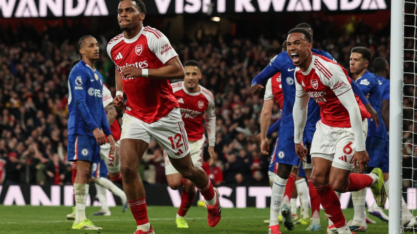 চেলসিকে হারিয়ে শিরোপার পথে আরও এক ধাপ এগিয়ে গেল আর্সেনাল