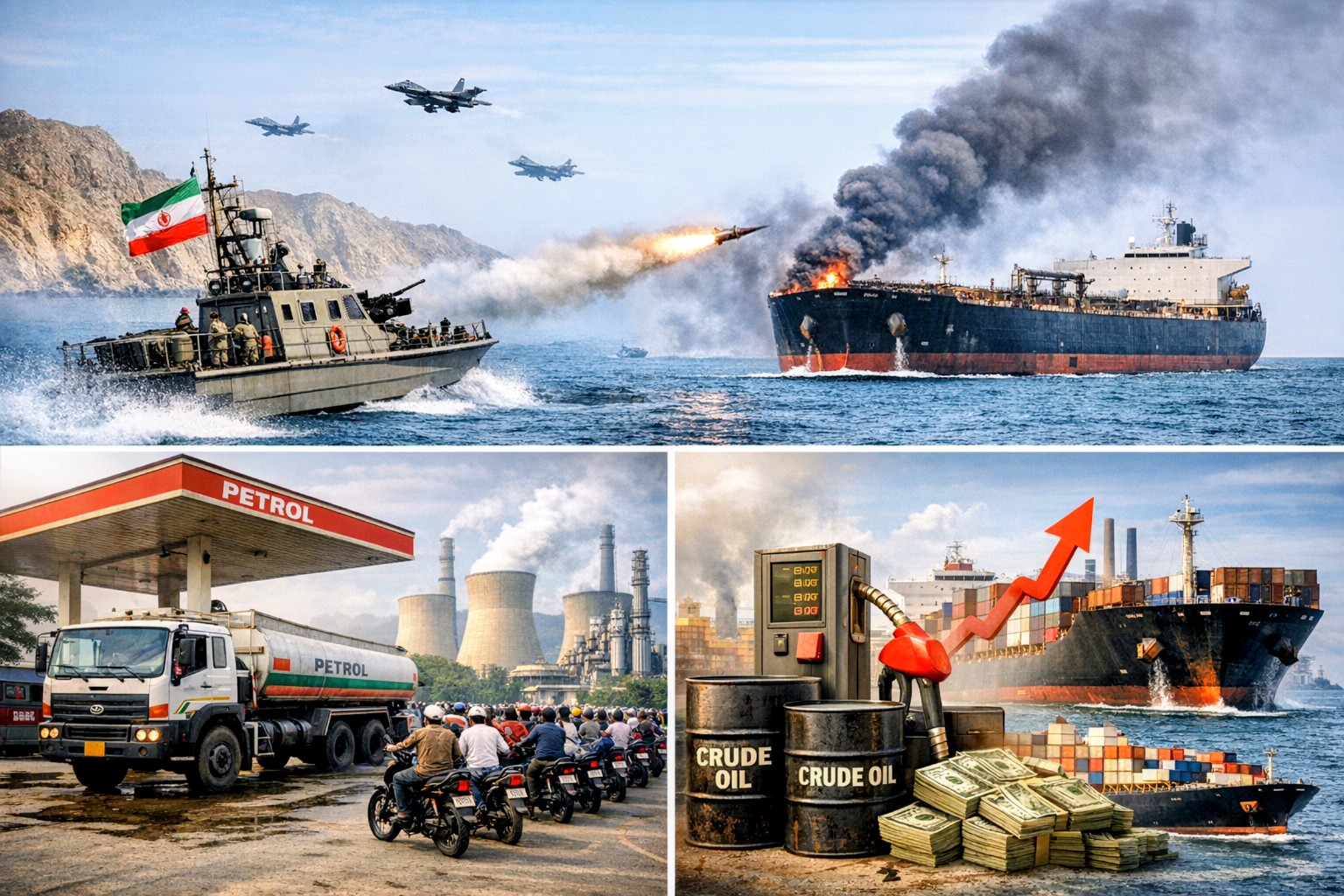 হরমুজ প্রণালীতে অস্থিরতা: তেল সংকটে পড়ার ঝুঁকিতে কি বাংলাদেশ?